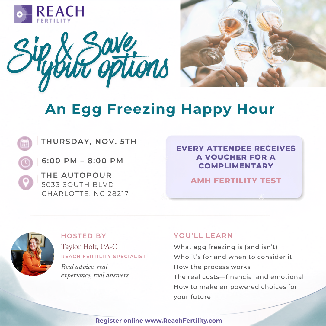 Sip and Save your Options-FREE Egg Freeze Happy Hour event